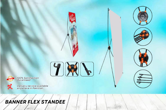 Affordable Banner Flex Standee Display Stands Online Printing - Banner Flex Standee Display Stands | GoPrint.pk
