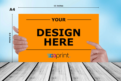 Custom A4 (11in x 8.5in) - Flyer