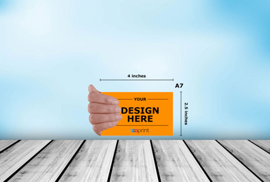 Customize A7 (4in x 2.5in) & Order Online Now