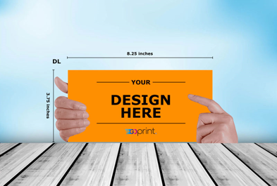 Customize DL (8.25in x 3.75in) & Order Online Now