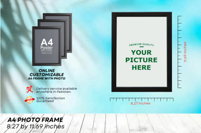 Customize A4 Laminated Photo Frame (8.27 by 11.69) Inches & Order Online Now