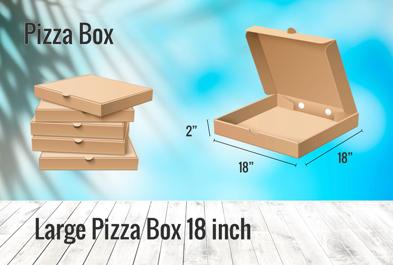 Custom Large Pizza Box 18inch - Pizza Box