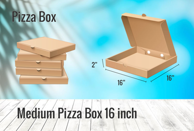 Custom Medium Pizza Box 16inch - Pizza Box
