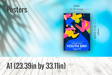 Custom A1 (23.39in by 33.11in) - Poster