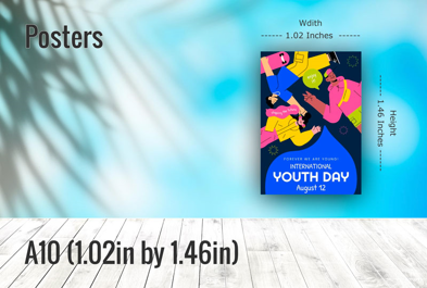 Custom A10 (1.02in by 1.46in) - Poster