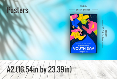 Custom A2 (16.54in by 23.39in) - Poster