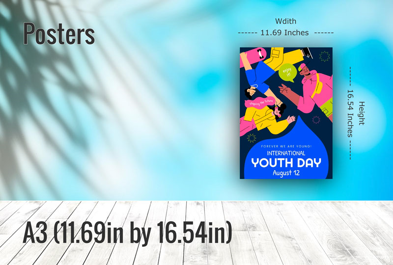 Custom A3 (11.69in by 16.54in) - Poster