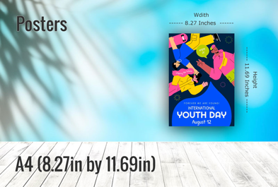 Custom A4 (8.27in by 11.69in) - Poster