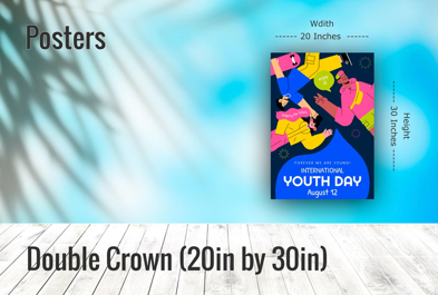 Custom Double Crown (20in by 30in) - Poster