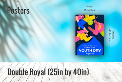 Custom Double Royal (25in by 40in) - Poster