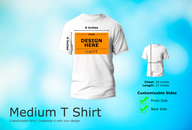 Custom Medium T-Shirt - Shirt