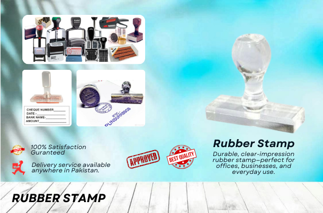 Affordable Rubber Stamp Online Printing - Rubber Stamp | GoPrint.pk