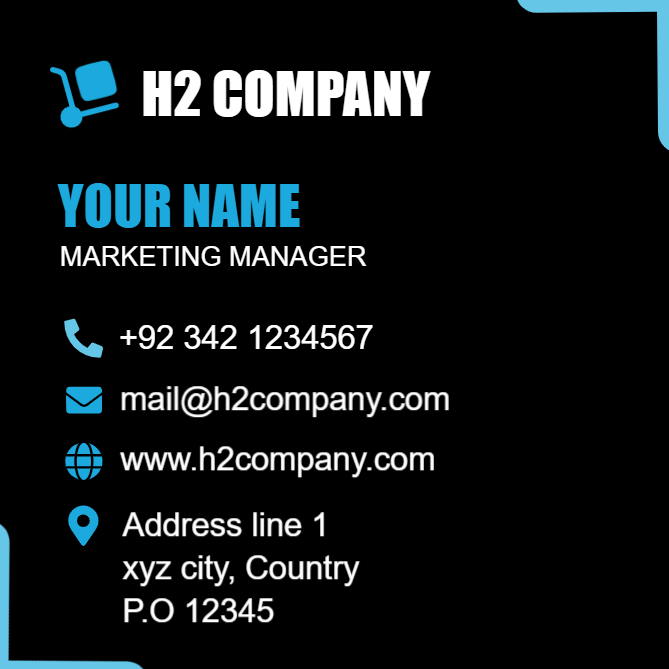 Square Company Card