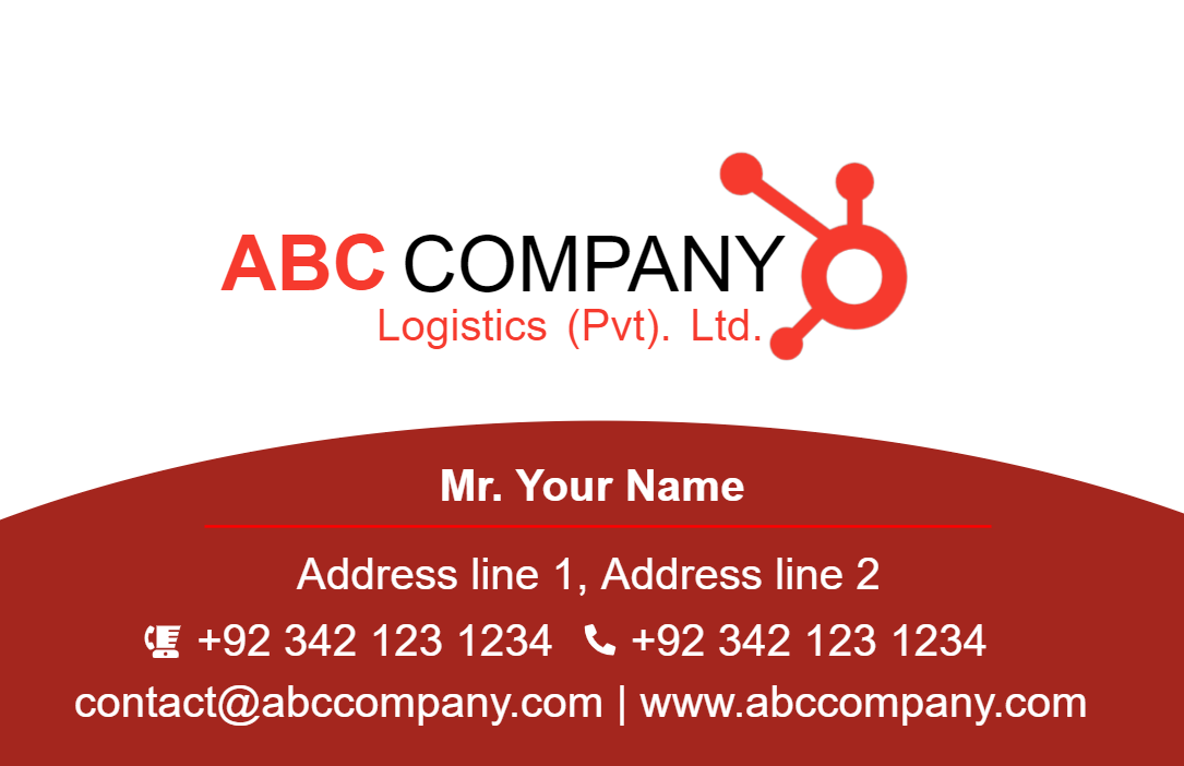 Transport business card, Transport business card. Transport business card